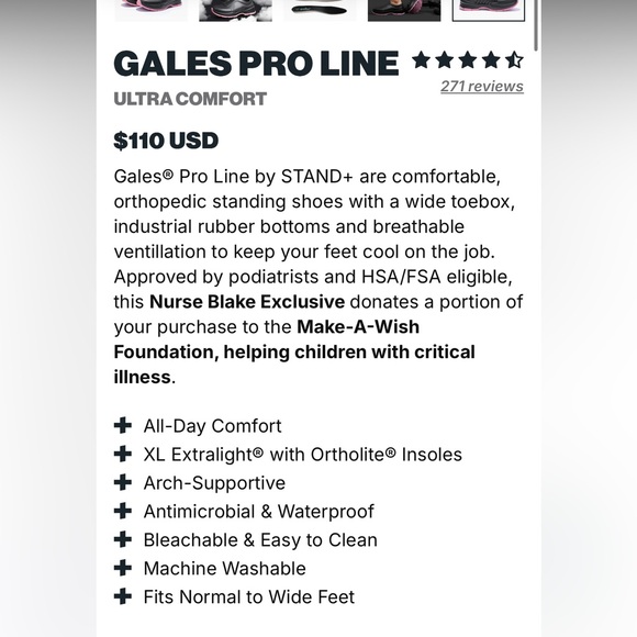 GALES Pro Line by STAND+ Shoe - Picture 8 of 8